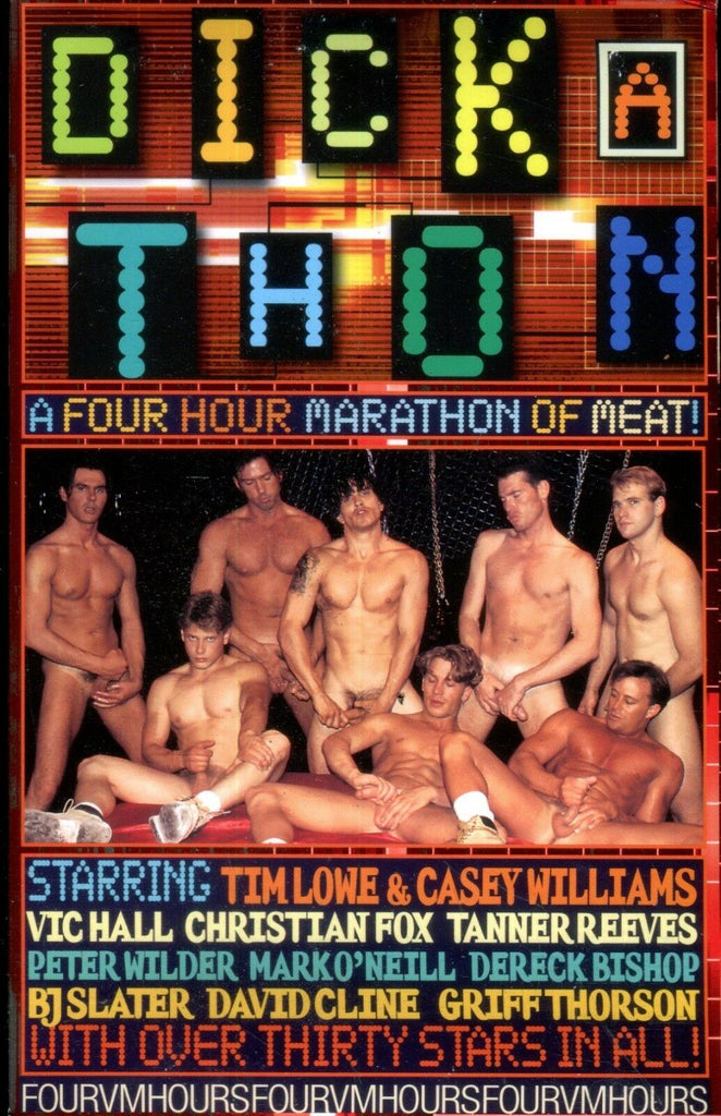 Dick A Thon Gay VHS Tim Lowe / Casey Williams 4 hrs XXX 121218lm-ep