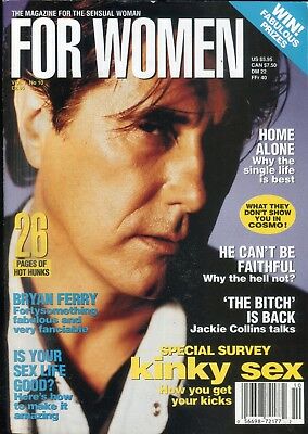 For Women Magazine Bryan Ferry / Jackie Collins vol.1 #10 1993 110818lm-ep