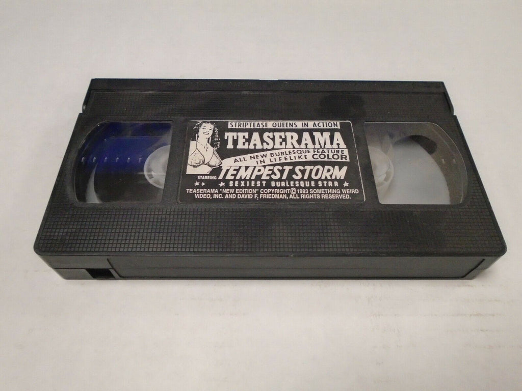 Teaserama Tempest Storm Strip Tease Burlesque 1993 Adult VHS 041819AMP3