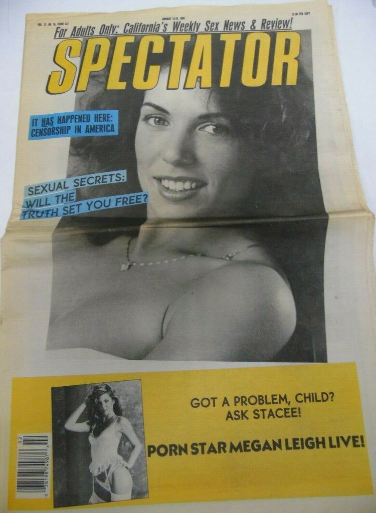 Spectator Newspaper Megan Leigh January 13-19, 1989 050219lm-ep