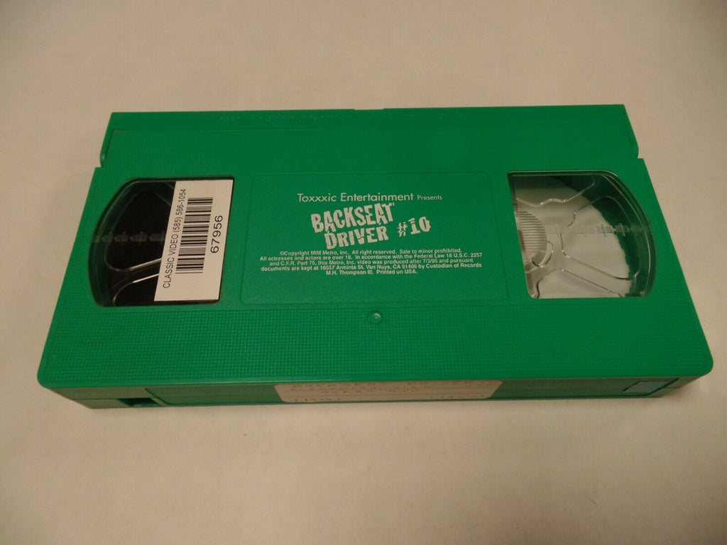 Back Seat Driver #10 Alexandra Silk Alexa Rae 1999 130mins Adult VHS 052719AMP3