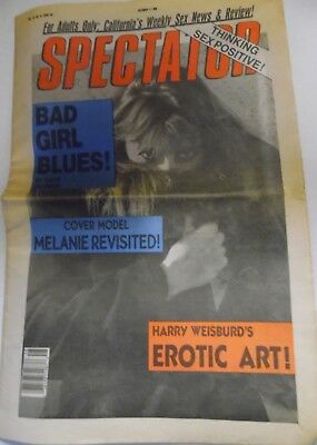 Spectator California Sex News Newspaper Melanie #583 1989 082218lm-ep