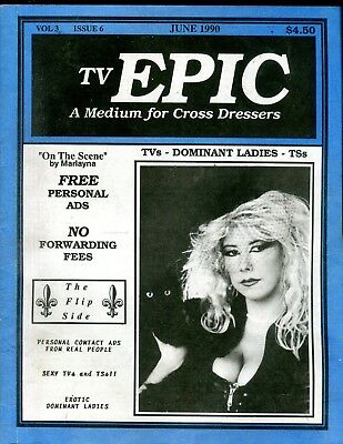 TV Epic Magazine Medium For Cross Dressers June 1990 042618lm-ep2