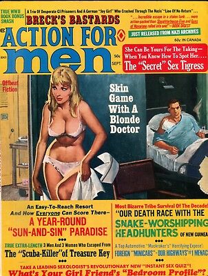 Action For Men Magazine Secret Sex Tigress September 1972 062218lm-ep