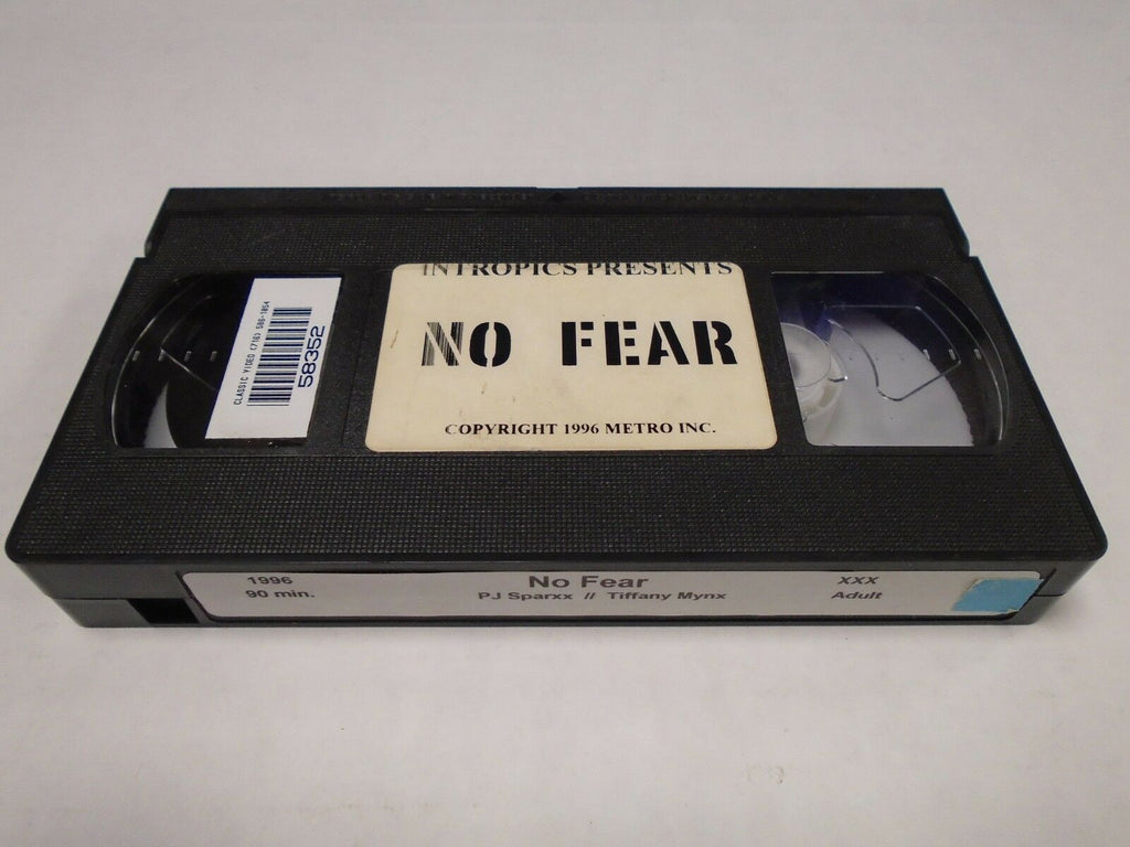 No Fear PJ Sparxx Tiffany Mynx 1996 90mins Adult VHS 010819AMP2