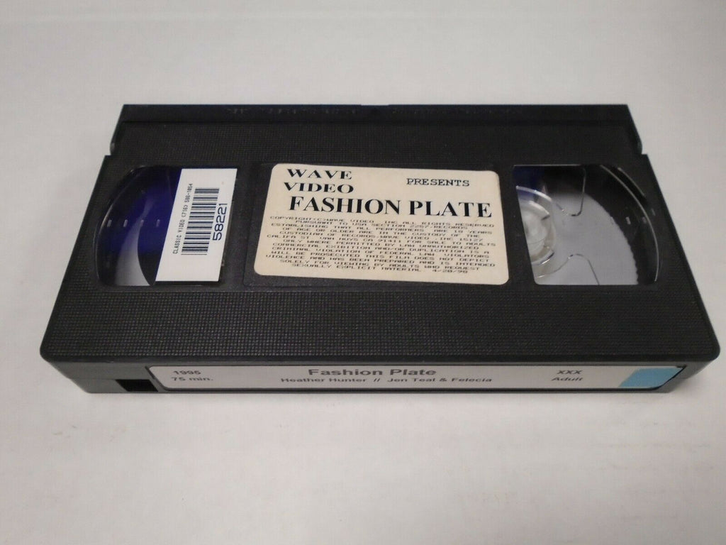 Fashion Plate Heather Hunter 1995 75min Jen Teal Adult VHS 050719AMP2