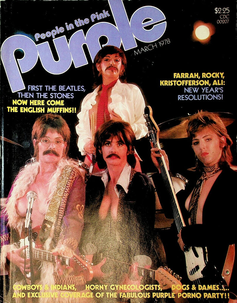 Purple Magazine Beatles, Farrah, Rock, Kristofferson March 1978 033020lm-ep3