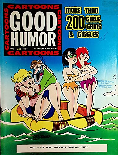 Good Humor Cartoons Adult Magazine Girls, Grins & Giggles November 1969