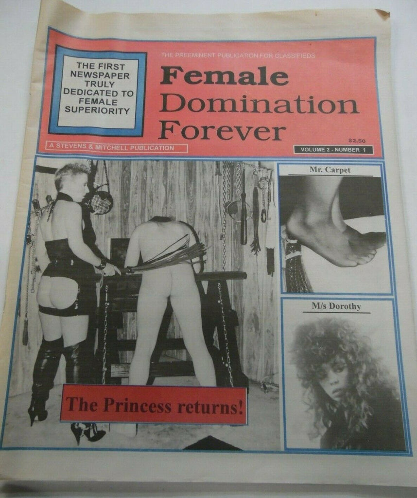 Female Domination Forever Newspaper Princess Returns vol.2 #1 1994 013020lm-ep