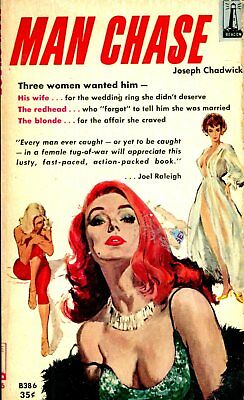 Man Chase Novel by Joseph Chadwick 1961 032118lm-ep