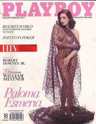 Playboy Magazine Paloma Esmeria/ Robert Downey Jr. January 2011 082918lm-ep2