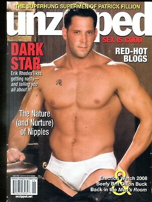 Unzipped Gay Magazine Erik Rhodes June 2008 051018lm-ep