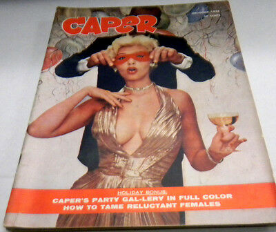 Caper Busty Adult Magazine December 1956 vg 112613lm-ep