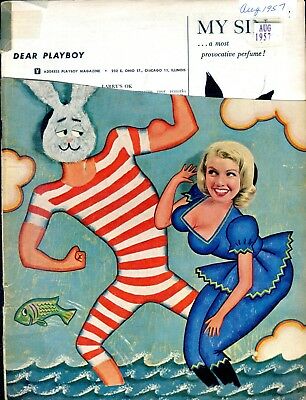 Playboy Magazine August 1957 Readers Copy 022418lm-ep2