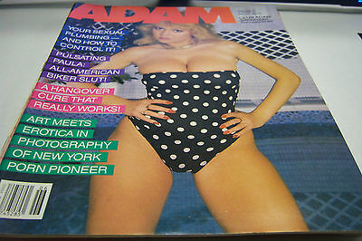 Adam Busty Adult Magazine  Covergirl Debee Ashby / "Pulsating Paula" Vol.31 June 1987 020226lmp