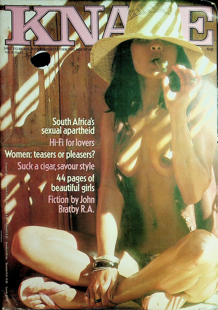 Knave Magazine Suck A Cigar, Savour Style vol.8 #11 1976 021821lm-ep
