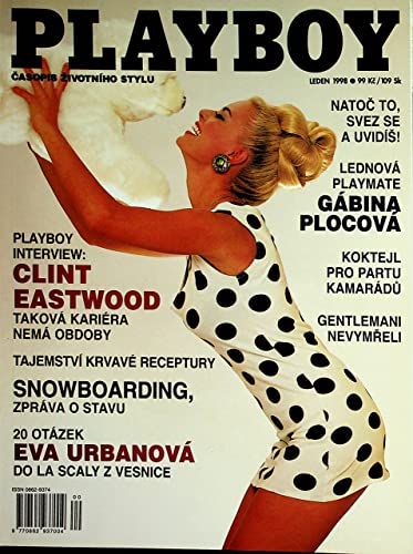 Playboy Czech International Magazine Playmate Gabina Plocova' / Clint Eastwood Interview 1998