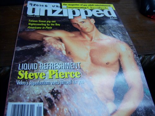 Unzipped Adult Gay Magazine January 6, 1998 Steve Pierce