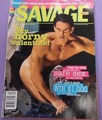 Savage Male Gay Magazine Horny Valentine February 1996 021313lm-epa