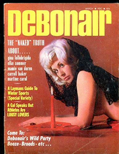 Debonair Magazine Elke Sommer/ Mamie Van Doren/ Gina Lollobrigida/ Carroll Baker March 1965    020826lmp