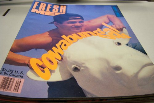 Fresh Men Gay Adult Magazine "Cowabunga!" September 1992