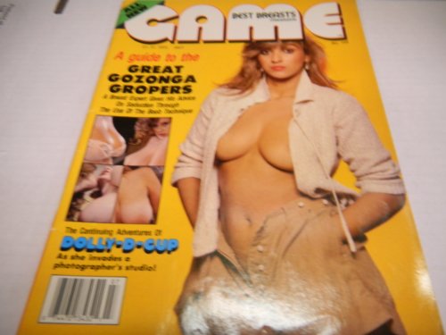 Game Best Breasts Adult Magazine "Great Gozonga Gropers" #156 July 1987