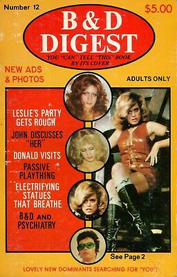 B & D Digest Fetish Magazine #12 1990 051218lm-ep - Used