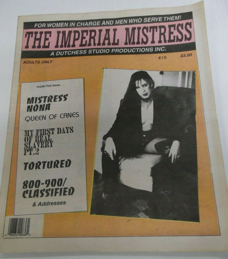 The Imperial Mistress Newspaper Mistress Nona #10 1997 121419lm-ep
