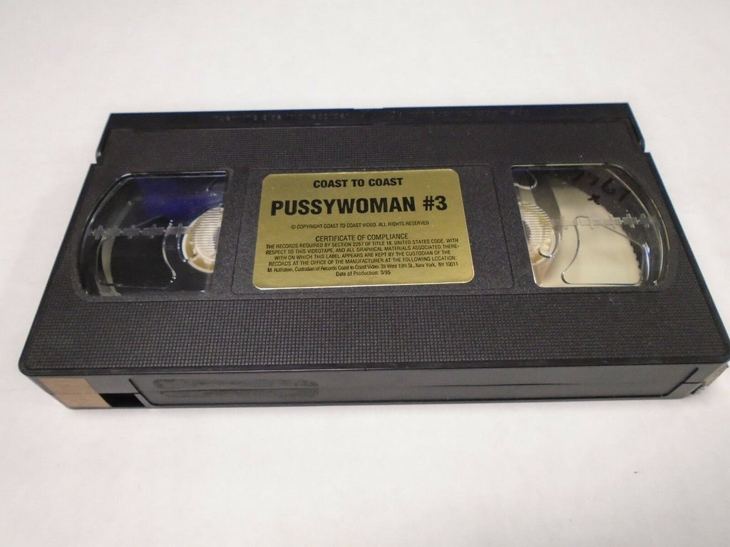 Pussywoman #3 Jon Dough Roxanne Hall 1995 87mins Adult VHS 010719AMP2