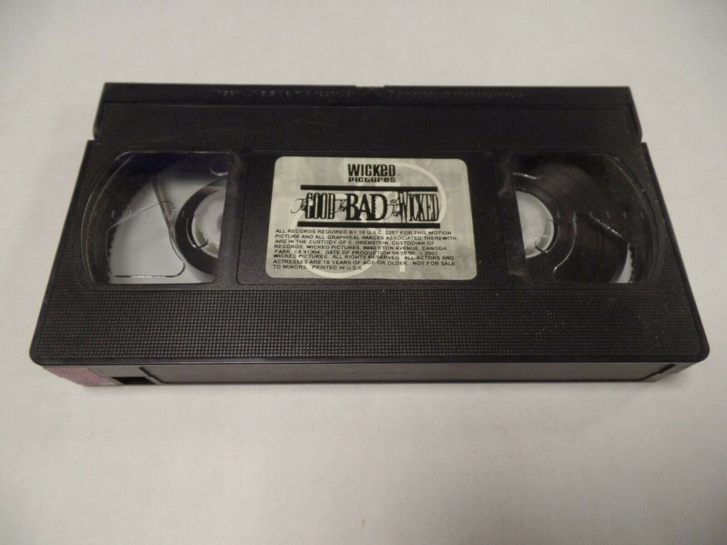 The Good the Bad and the Wicked 1998 Adult VHS 053019AMP2