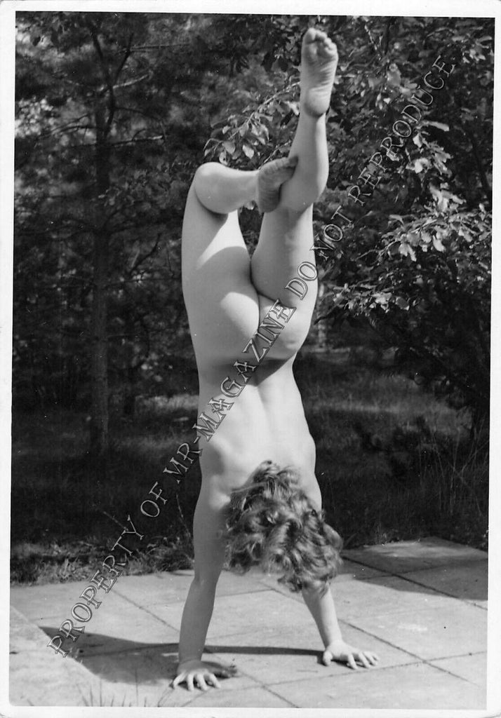 Adult Vintage 1950s B&W Photo 4x6 Beautiful Blonde Nude Sexy Nice Body 292FE