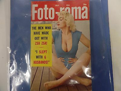 Foto-rama Adult Digest Magazine Zsa Zsa Gabor July 1953 030916lm-ep