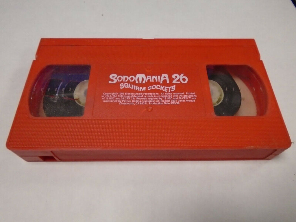 Sodomania 26 Squirm Sockets 1998 Elegant Angel Adult VHS 032119AMP3