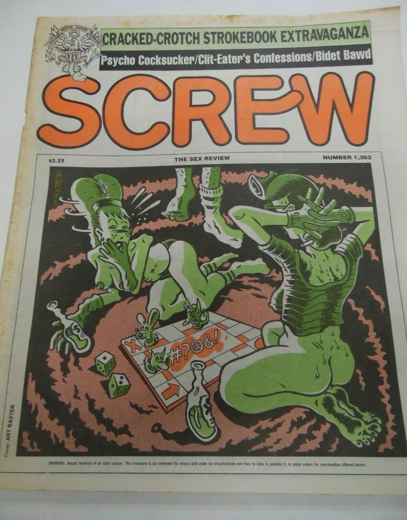 Screw Newspaper Clit-Eaters Confessions #1262 May 10 1993 121219lm-ep