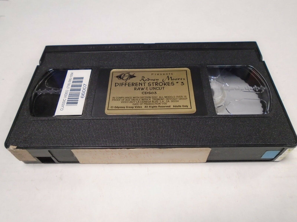Different Strokes #2 Raw & Uncut Rodney Moore Adult VHS 020119AMP2