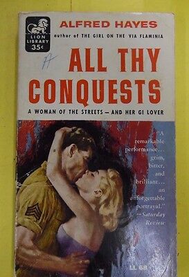 All Thy Conquests Adult Novel by Alfred Hayes 1956 071613lm-epa