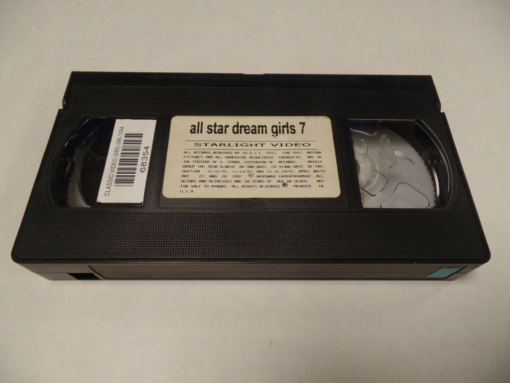 All Star Dream Girls 7 Starlight Video 1997 Adult VHS 053019AMP