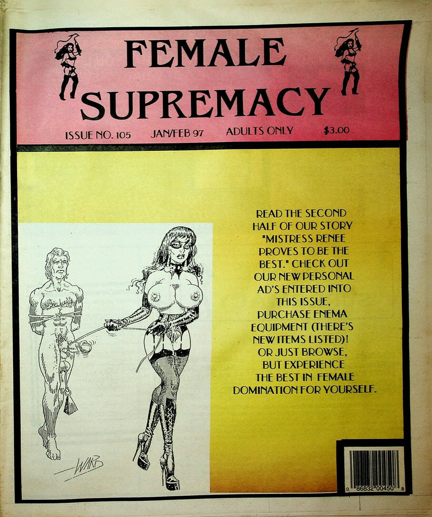 Female Supremacy Newspaper Mistress Renee #105 January 1997 030320lm-ep