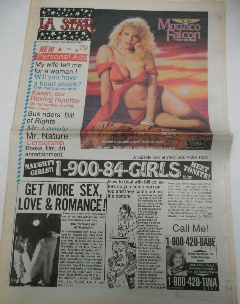 La Star Newspaper Lynn LeMay #463 1990's 042719lm-ep
