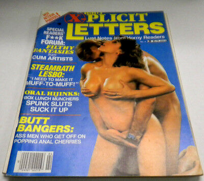 X-Plicit Letters Busty Adult Magazine #4 1984 vg 041114lm-ep