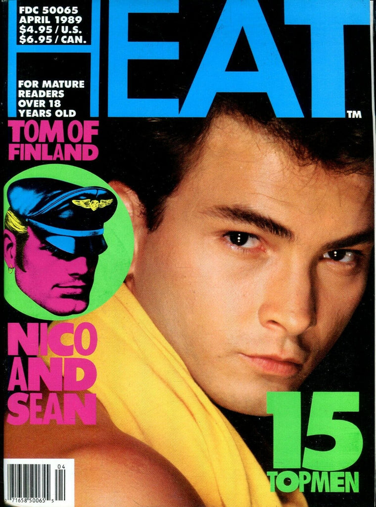 Heat Gay Magazine Tom Of Finland April 1989 101819lm-ep
