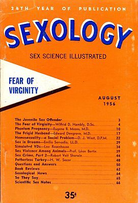 Sexology Digest Fear Of Virginity August 1956 050118lm-ep