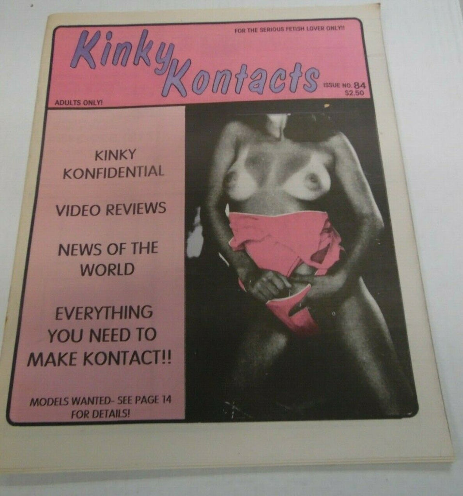 Kinky Kontacts Fetish Contact Newspaper News Of The World #84 121719lm-ep