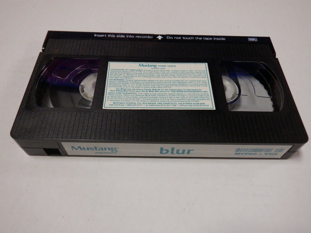 Blur Mustang Colby Taylor, Jason Law, Jeremy Tucker Gay Male VHS 082020AMP