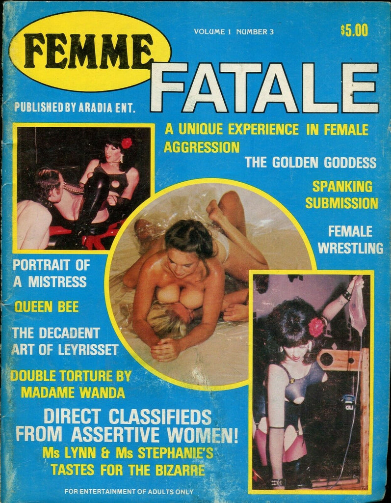Femme Fatale Fetish Magazine Madame Wanda vol.1 #3 1980's 070419lm-ep