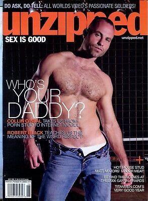Unzipped Gay Magazine Collin O'Neal June 2006 111017lm-ep