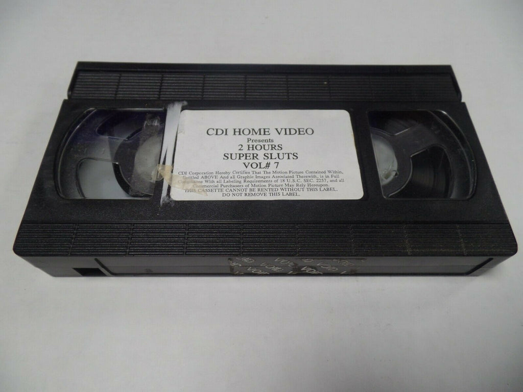 Super Sluts Vol #7 CDI Video 2 Hours Adult VHS 041819AMP