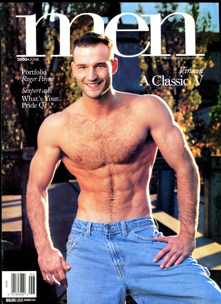 Men Gay Magazine Cover Stud Vincent June 2000 041626AMP-