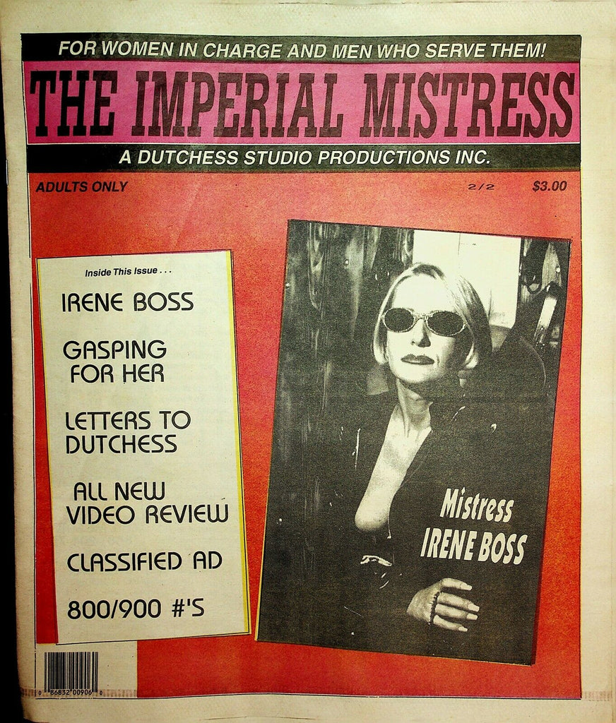 The Imperial Mistress Newspaper Irene Boss voll.2 #2 1997 022520lm-ep
