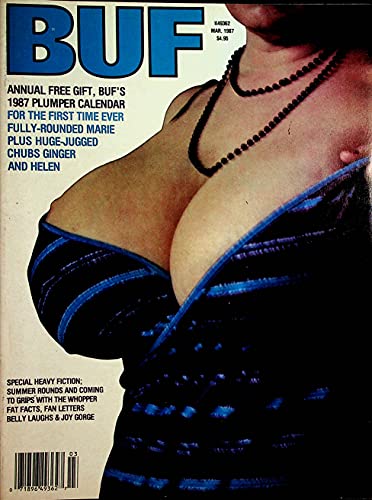 BUF Men's Magazine Busty Marie w/ Calendar March 1987